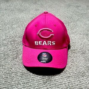 NFL Official Team Apparel- Chicago Bears Football Pink Adjustable Hat NWT